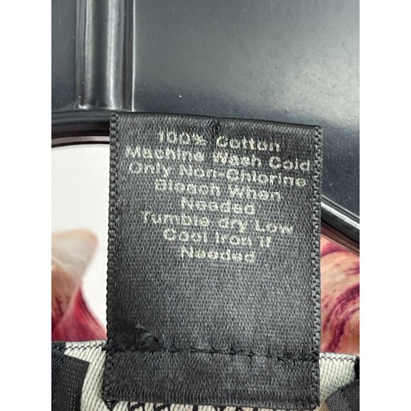 Ann Taylor Women's Mottled Pink Sleeveless Ruffle V Neck Top Blouse Size 18 - Picture 5 of 10